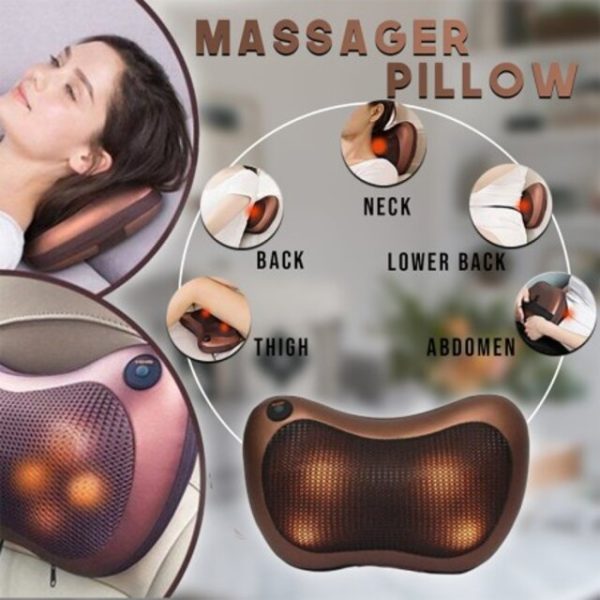 Massage Pillow For Car And Home Shoulder Back Waist Massage Pillow